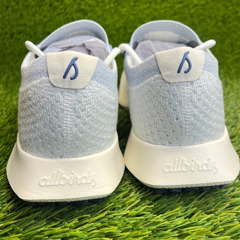 allbirds Men's Light Blue and White Tree Runners Sneakers - Picture 6 of 11